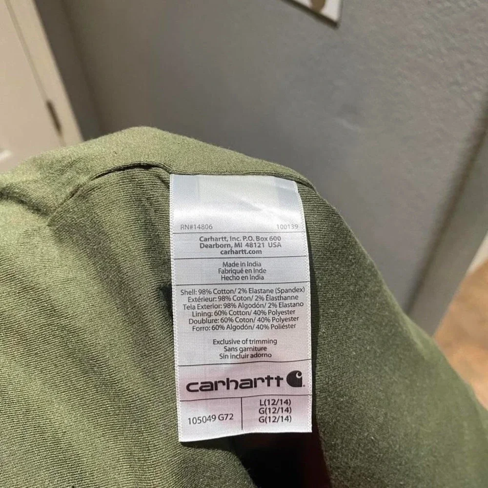 Vintage Carhartt green jacket, Size L